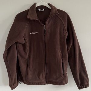 Columbia Brown Fleece Jacket